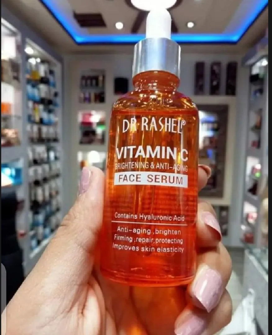 Brightens and evens skin tone

Reduces dark spots & pigmentation

Anti-aging formula with Vitamin C

Deep hydration with Hyaluronic Acid

Smooth, soft, and glowing skin

Lightweight, non-sticky texture