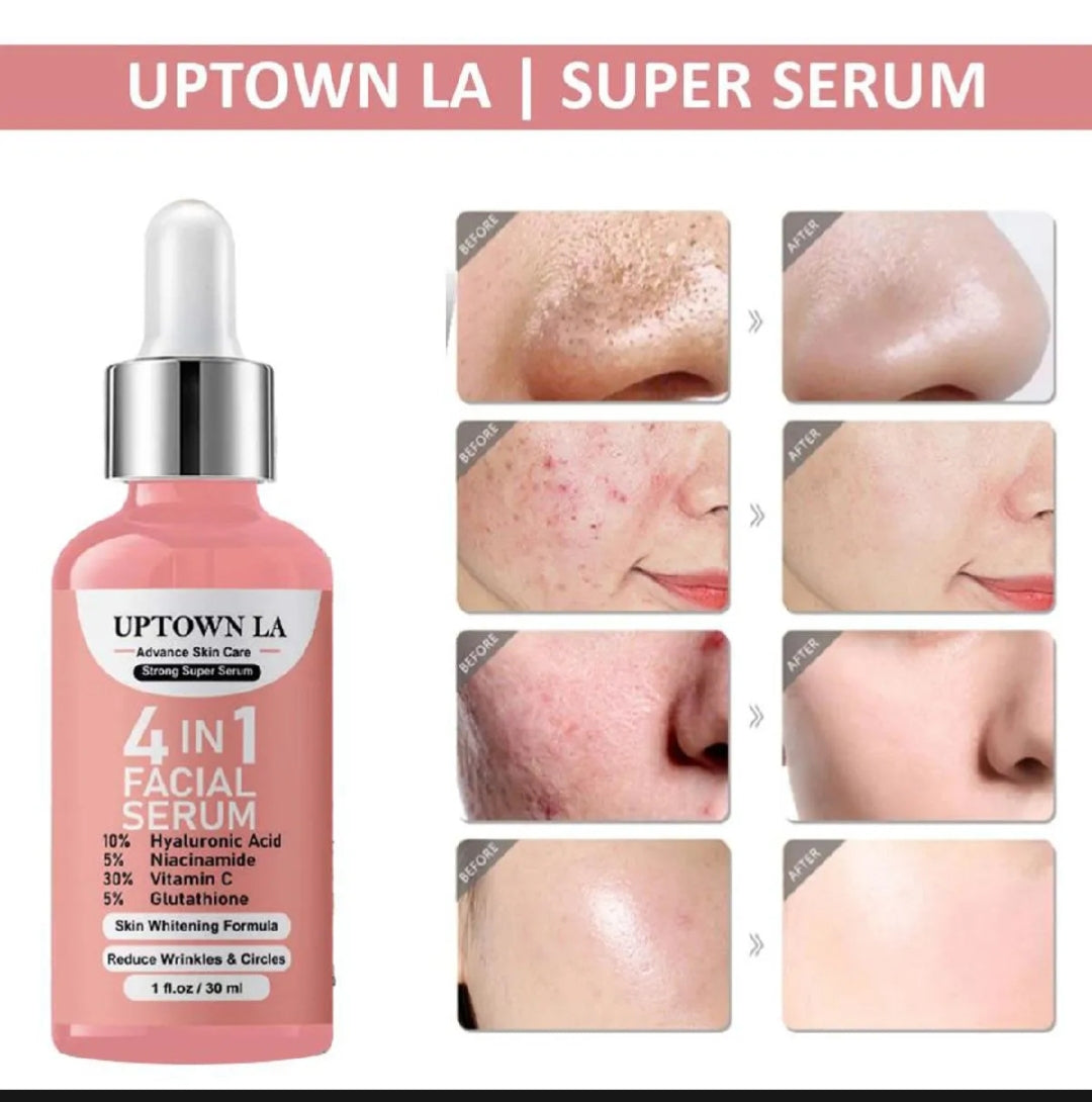 Pack of 2 – Best value bundle

4-in-1 active formula for glowing skin

Contains Hyaluronic Acid, Niacinamide, Vitamin C & Glutathione

Helps reduce wrinkles and dark circles

Brightens and evens skin tone

Lightweight