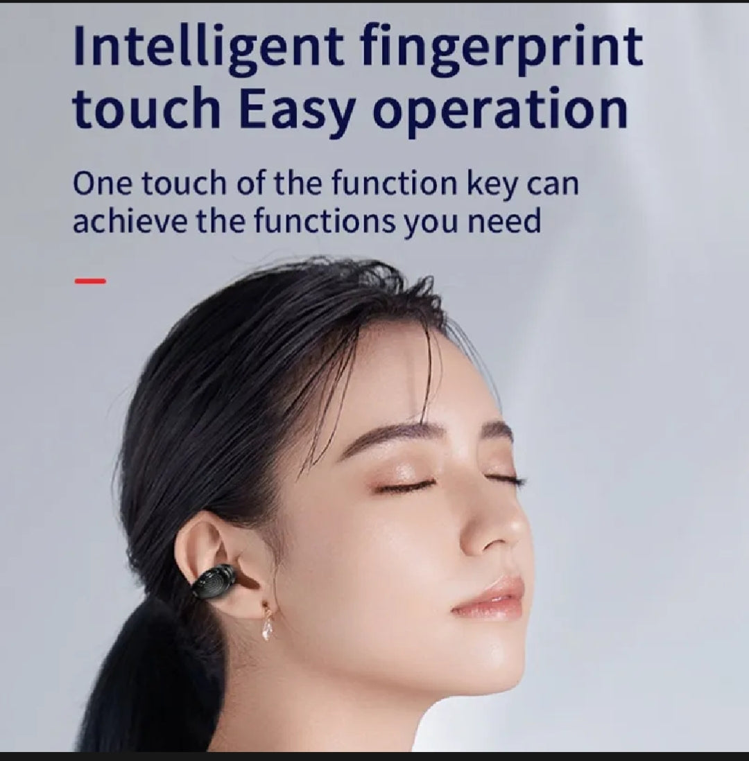 Open Ear Headphones Clip On Ear Earbuds Hands-Free Noise Canceling Ear Clip For Cell Phone PC Tablet Laptop Computer