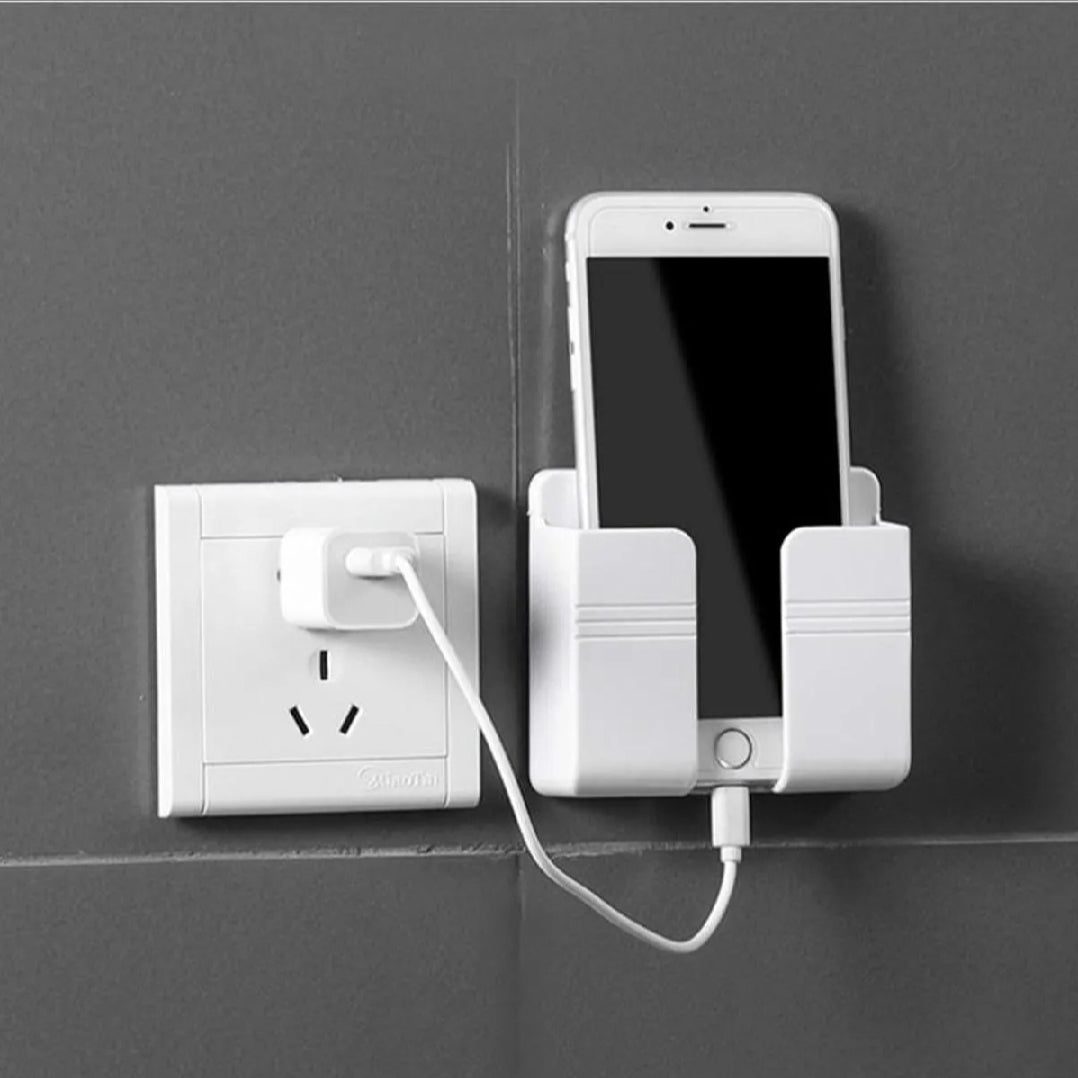 Wall Mounted Universal Mobile Phone Holder for Charging, Secure and Stylish, Multiple Colors