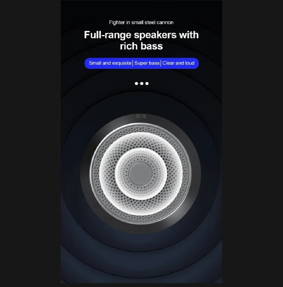 Akcome K3 Pro Bluetooth Wireless Portable Speaker Mini Outdoor Loudspeaker Wireless Column 3D Stereo Music Surround Bas