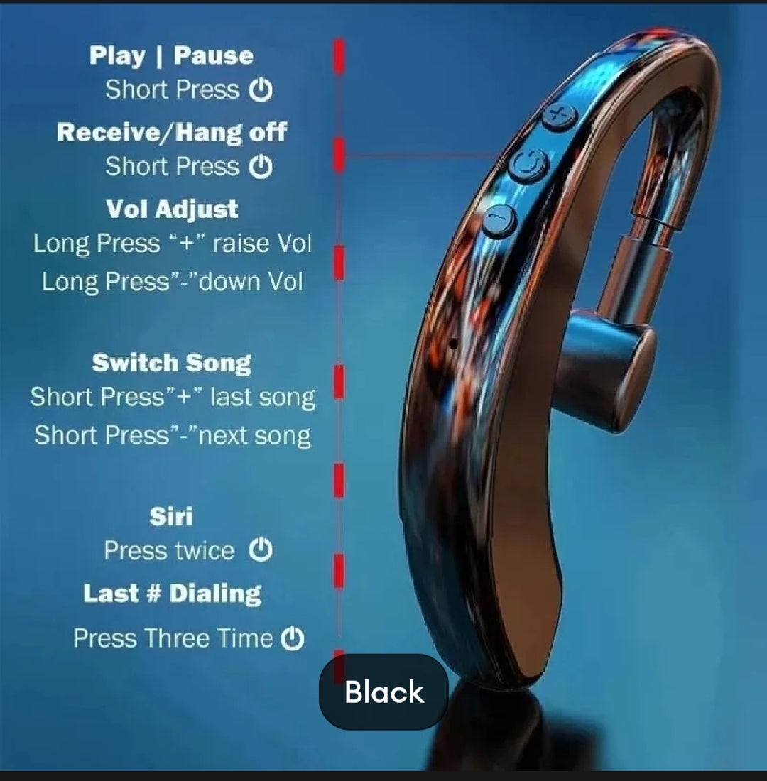 Wireless Magnetic Bluetooth Earphones - Super Bass, 5-Hour Battery Life