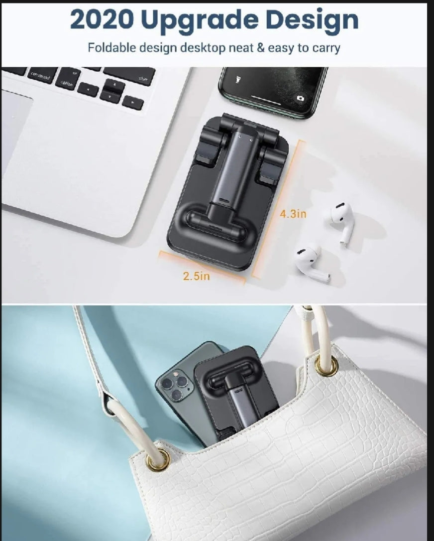 Mobile & Tablet Holder | Premier Quality Product | Adjustable and Flexible Stand | Compact Pocket Size | Easy to Carry | Best for Study and Office Use | Compatible with all size Mobiles