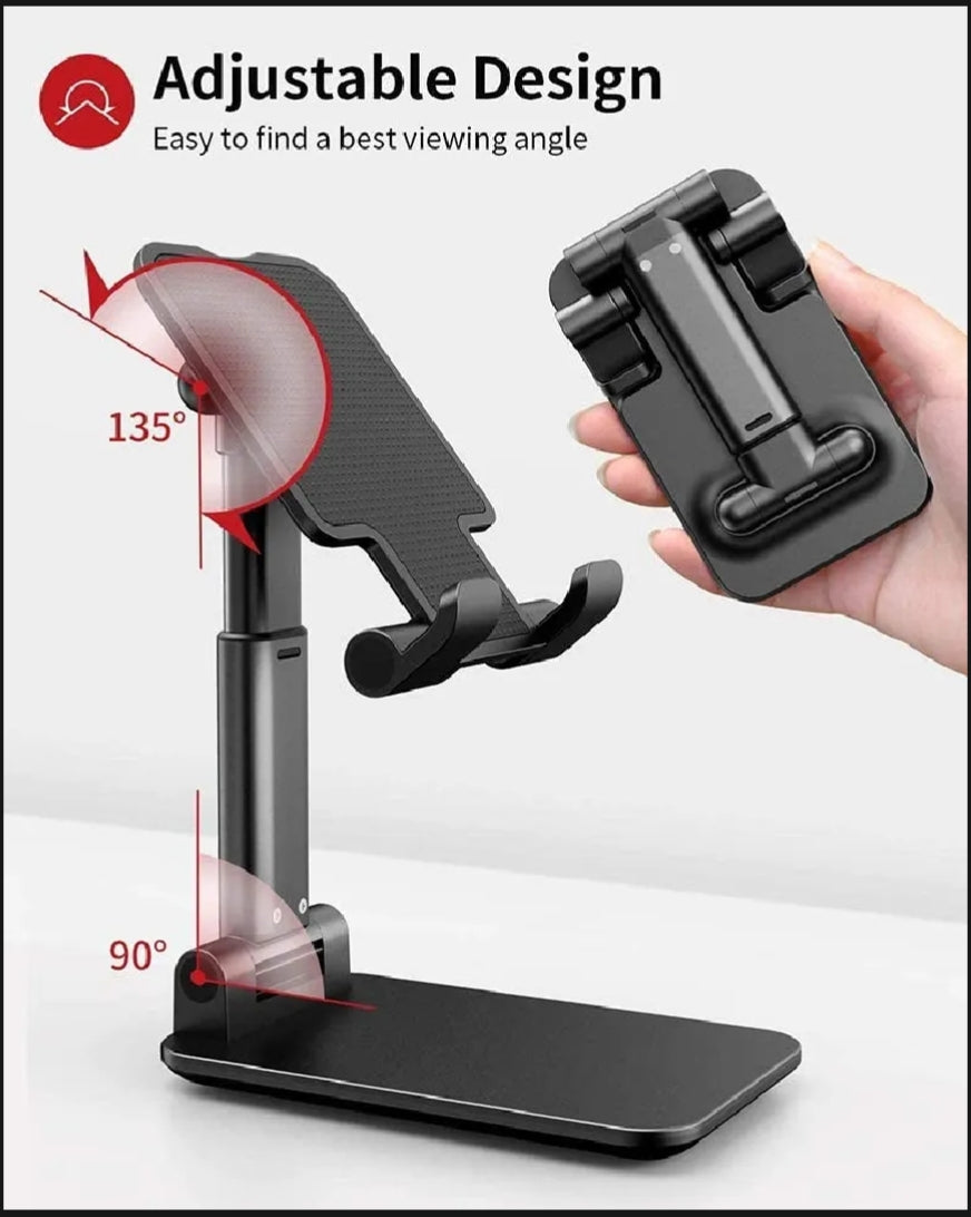 Mobile & Tablet Holder | Premier Quality Product | Adjustable and Flexible Stand | Compact Pocket Size | Easy to Carry | Best for Study and Office Use | Compatible with all size Mobiles