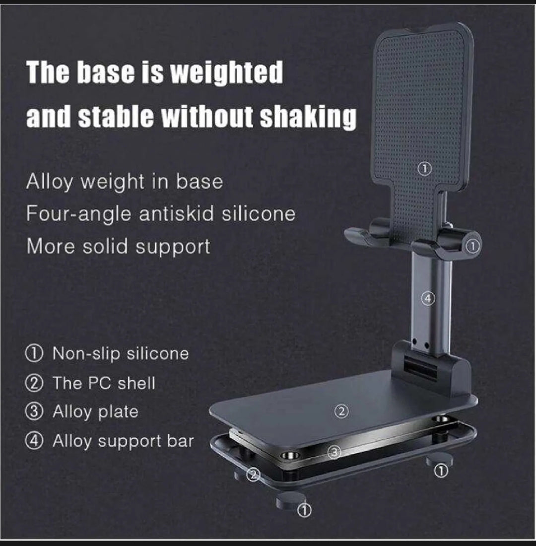 Mobile & Tablet Holder | Premier Quality Product | Adjustable and Flexible Stand | Compact Pocket Size | Easy to Carry | Best for Study and Office Use | Compatible with all size Mobiles