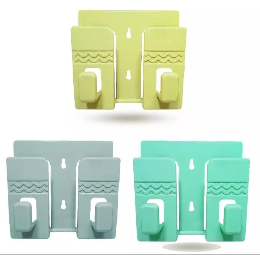Pack of 3 Wall Mounted Universal Mobile Phone Holder for Charging